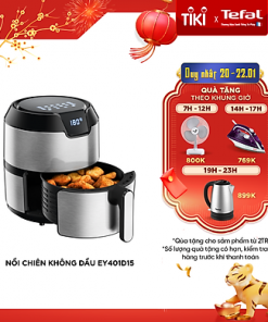 Nồi chiên không dầu Tefal 4.2 Lít – Vỏ thép – EY401D15 – Hàng chính hãng