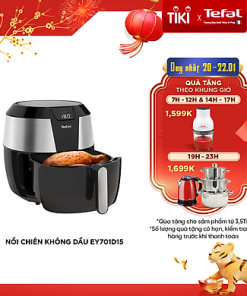 Nồi chiên không dầu vỏ thép Tefal EY701D15 – Dung tích 5.6L Công suất 1850W