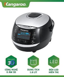 Nồi Cơm Điện Tử Kangaroo KG595 (1.8L) – Đen- Hàng chính hãng