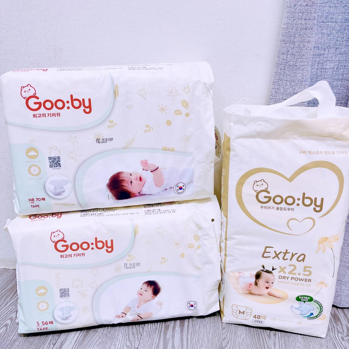 Bỉm Gooby Newborn thấm hút nhanh chóng, giữ cho bé khô thoáng