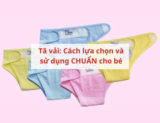 Các loại bỉm vải phổ biến