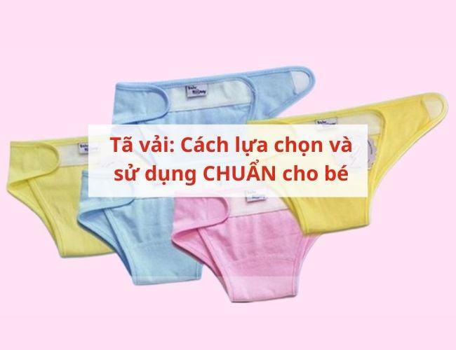 Bỉm vải cho trẻ sơ sinh