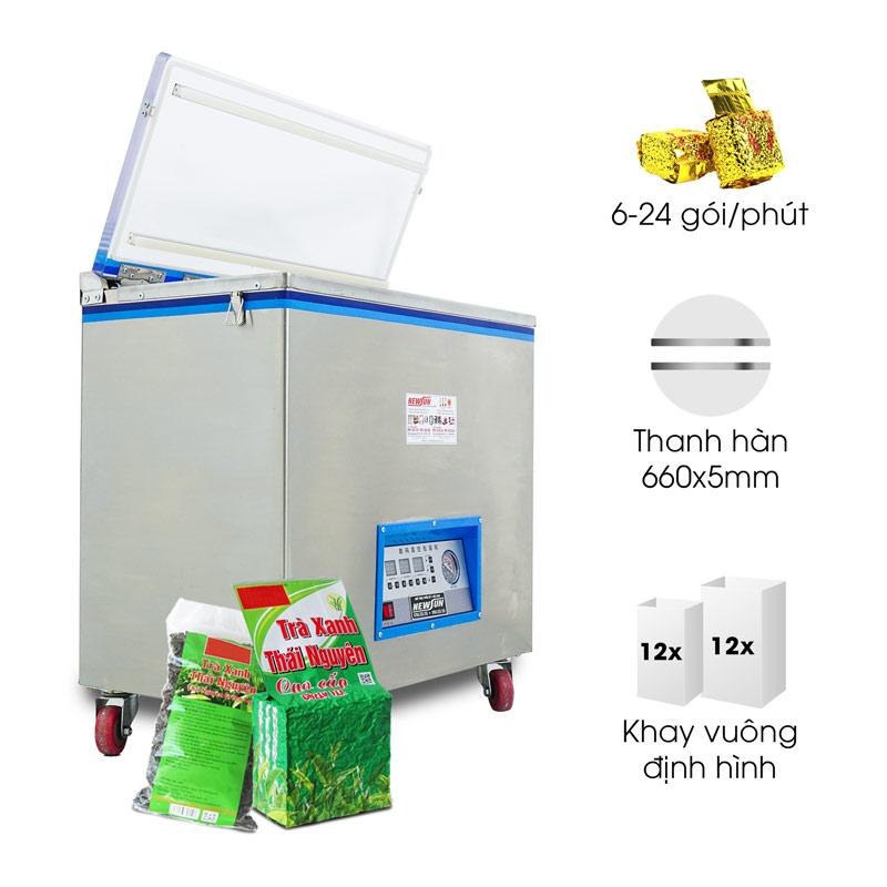 Hút chân không chè trước khi bảo quản để giữ độ tươi