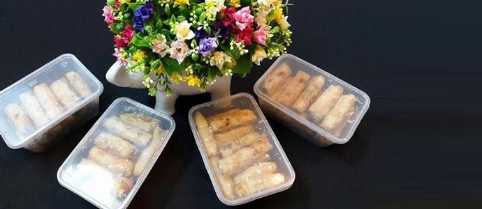 Nem rán giòn ngon sau khi hâm nóng lại