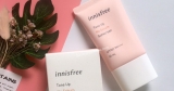 [Review] Kem chống nắng Innisfree màu hồng Tone Up No Sebum